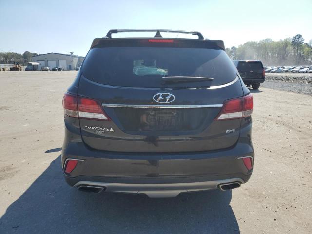 KM8SMDHF4HU209724 - 2017 HYUNDAI SANTA FE SE BLACK photo 6