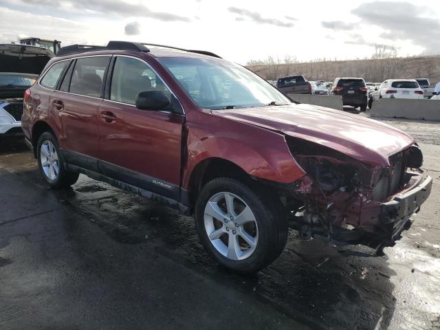 4S4BRCAC0E3253801 - 2014 SUBARU OUTBACK 2.5I BURGUNDY photo 4