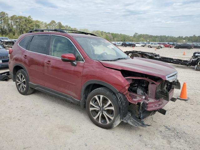 JF2SKAUC4MH565406 - 2021 SUBARU FORESTER LIMITED RED photo 4