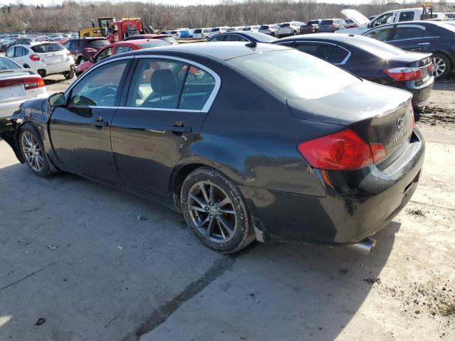 JNKBV61E28M227619 - 2008 INFINITI G35 BLACK photo 2