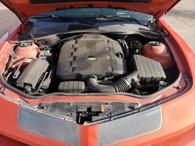 2G1FC1ED2B9162989 - 2011 CHEVROLET CAMARO LT ORANGE photo 11