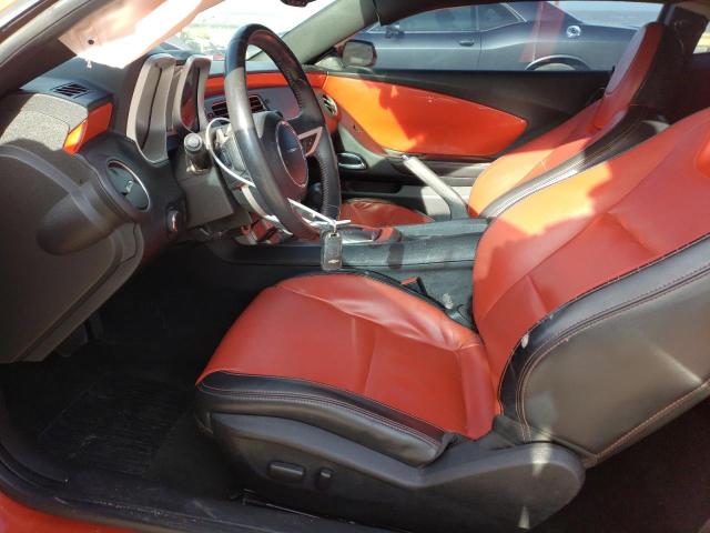 2G1FC1ED2B9162989 - 2011 CHEVROLET CAMARO LT ORANGE photo 7