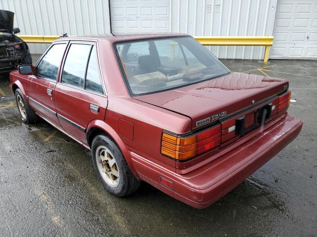 JN1HT2111HT067054 - 1987 NISSAN STANZA RED photo 2