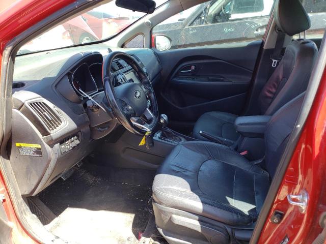 KNADN4A3XG6647741 - 2016 KIA RIO EX RED photo 7