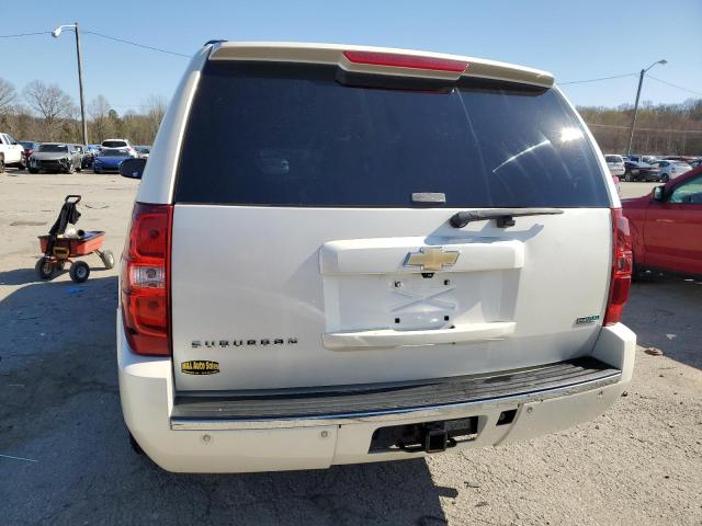 1GNUKKE31AR166591 - 2010 CHEVROLET SUBURBAN K1500 LTZ WHITE photo 6