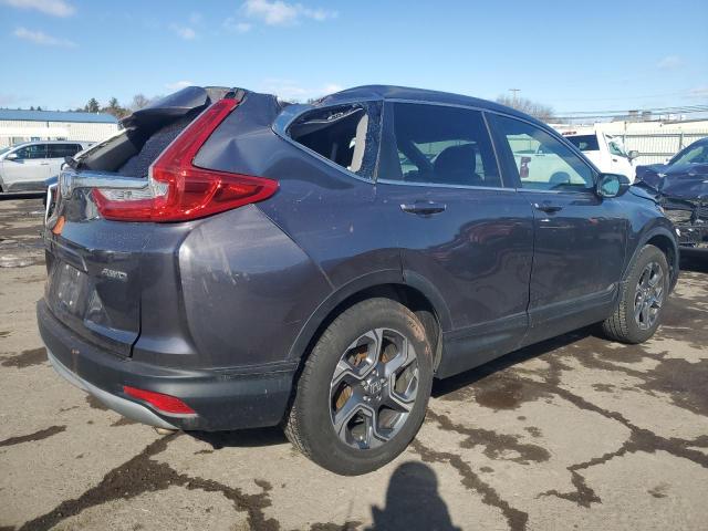 2HKRW2H57JH697267 - 2018 HONDA CR-V EX GRAY photo 3