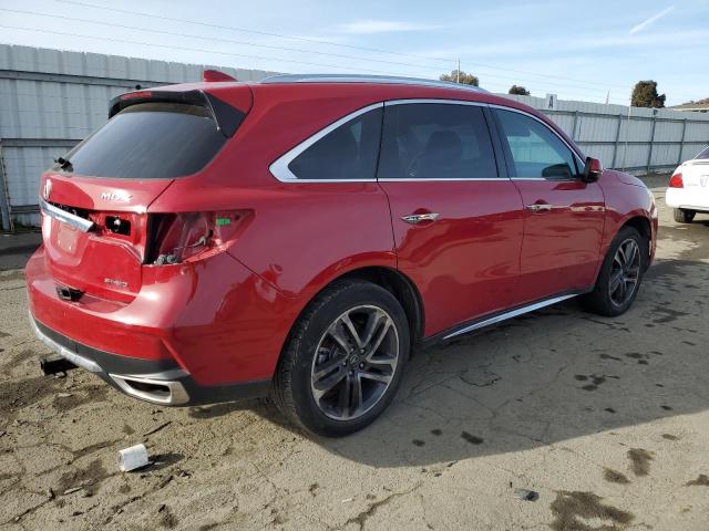 5J8YD4H86JL007772 - 2018 ACURA MDX ADVANCE RED photo 3