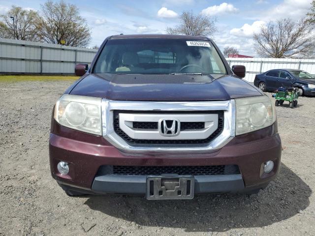 5FNYF4H40AB006609 - 2010 HONDA PILOT EX MAROON photo 5