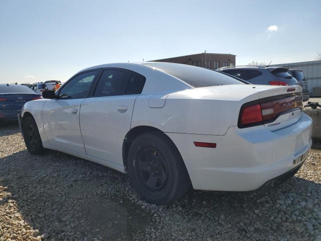 2C3CDXAT5EH348726 - 2014 DODGE CHARGER POLICE WHITE photo 2