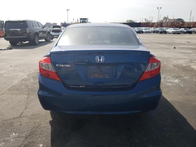 19XFB2F52CE357856 - 2012 HONDA CIVIC LX BLUE photo 6