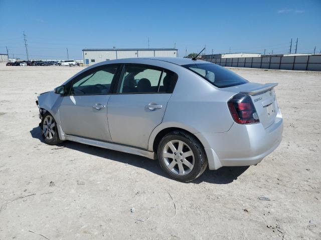 3N1AB6AP6CL708681 - 2012 NISSAN SENTRA 2.0 SILVER photo 2