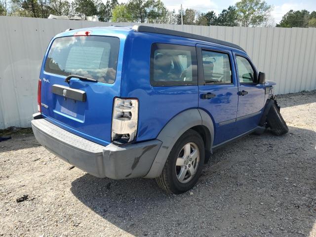 1D8GT28K07W587218 - 2007 DODGE NITRO SXT BLUE photo 3