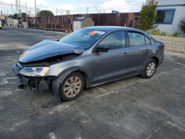 3VW2K7AJ9CM366430 - 2012 VOLKSWAGEN JETTA BASE GRAY photo 1