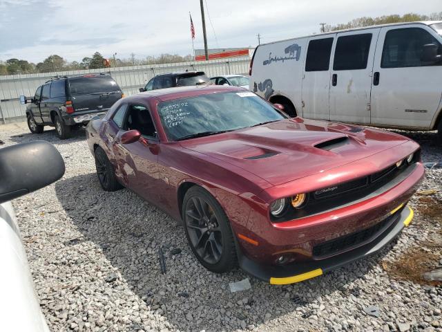2C3CDZFJ5NH256955 - 2022 DODGE CHALLENGER R/T SCAT PACK BURGUNDY photo 4