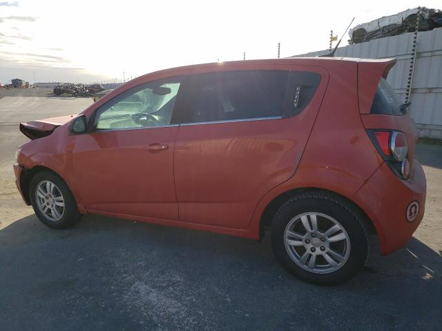 1G1JC6SG5D4189132 - 2013 CHEVROLET SONIC LT ORANGE photo 2