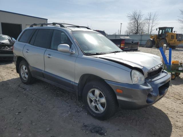 KM8SC73E76U104854 - 2006 HYUNDAI SANTA FE GLS GRAY photo 4