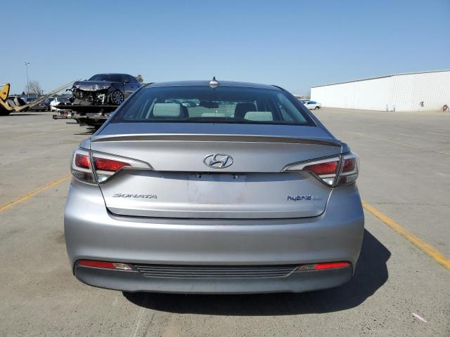 KMHE24L10GA014220 - 2016 HYUNDAI SONATA HYBRID SILVER photo 6