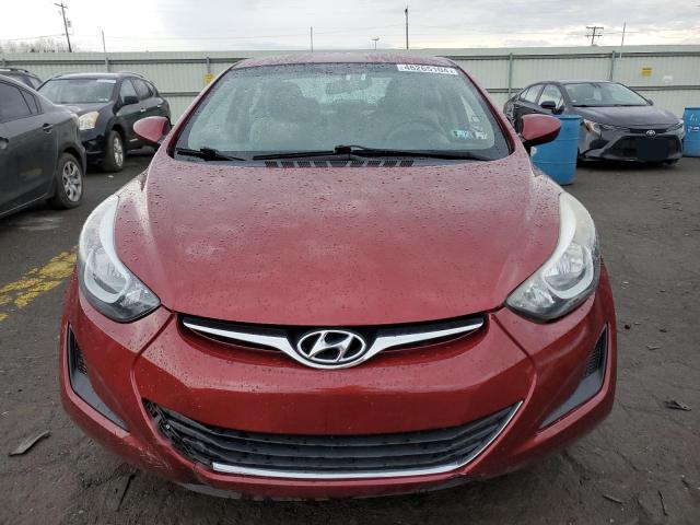 5NPDH4AE2GH798199 - 2016 HYUNDAI ELANTRA SE BURGUNDY photo 5