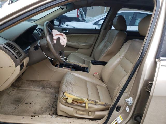 1HGCM66545A015045 - 2005 HONDA ACCORD EX TAN photo 7