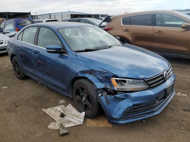 3VWLA7AJ7FM413496 - 2015 VOLKSWAGEN JETTA TDI BLUE photo 4