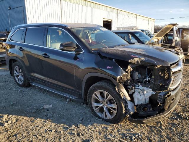 5TDJKRFH1FS091205 - 2015 TOYOTA HIGHLANDER XLE 黑色 照片 4