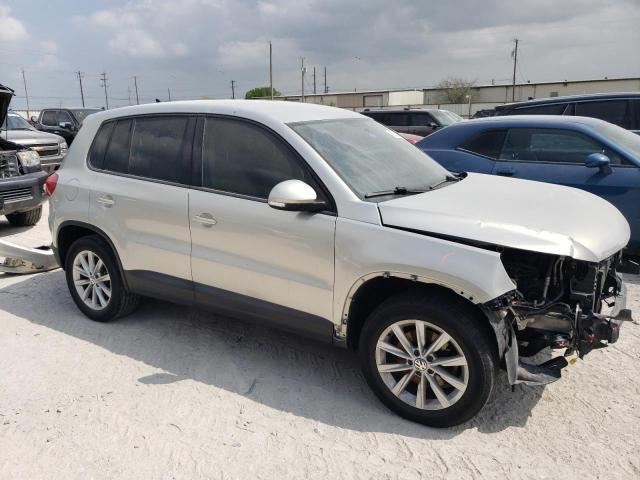 WVGAV3AX6EW608365 - 2014 VOLKSWAGEN TIGUAN S SILVER photo 4