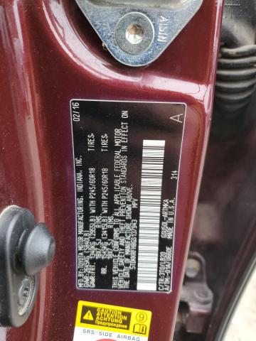 5TDKKRFH8GS137943 - 2016 TOYOTA HIGHLANDER XLE 栗色 照片 13