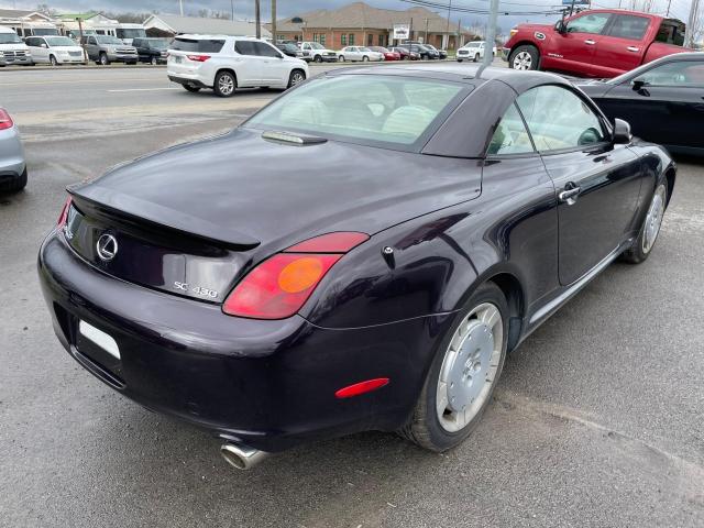 JTHFN48Y530046990 - 2003 LEXUS SC 430 BLACK photo 4