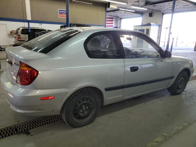 KMHCF35C14U315755 - 2004 HYUNDAI ACCENT L SILVER photo 3