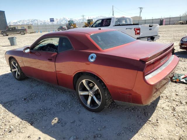 2C3CDYAG9EH218652 - 2014 DODGE CHALLENGER SXT MAROON photo 2