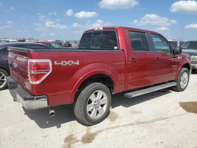 1FTFW1EF1DKG06459 - 2013 FORD F150 SUPERCREW RED photo 3