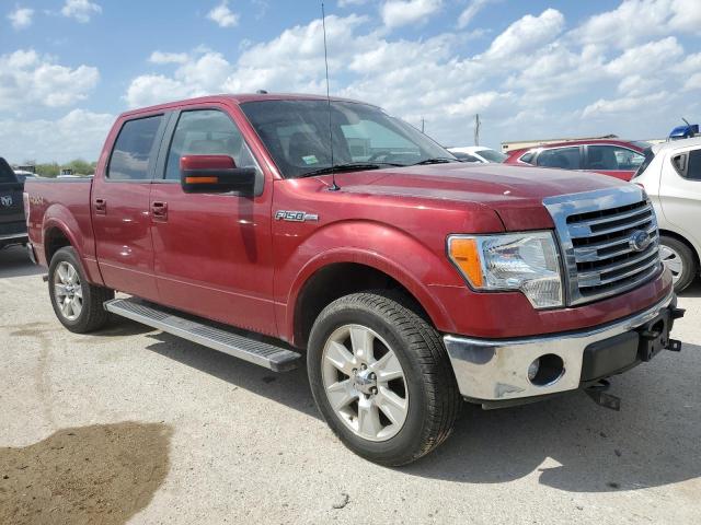1FTFW1EF1DKG06459 - 2013 FORD F150 SUPERCREW RED photo 4