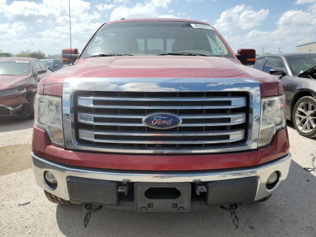 1FTFW1EF1DKG06459 - 2013 FORD F150 SUPERCREW RED photo 5