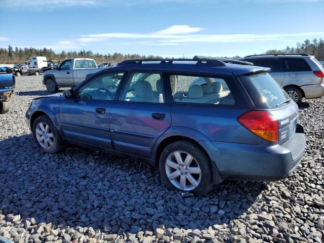 4S4BP61C667328017 - 2006 SUBARU LEGACY OUTBACK 2.5I BLUE photo 2