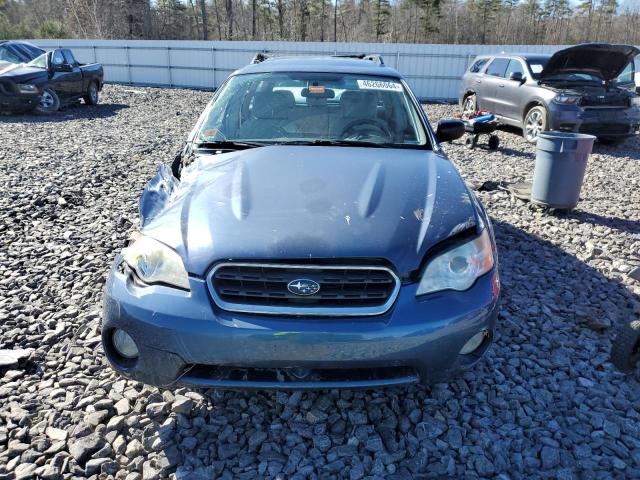 4S4BP61C667328017 - 2006 SUBARU LEGACY OUTBACK 2.5I BLUE photo 5