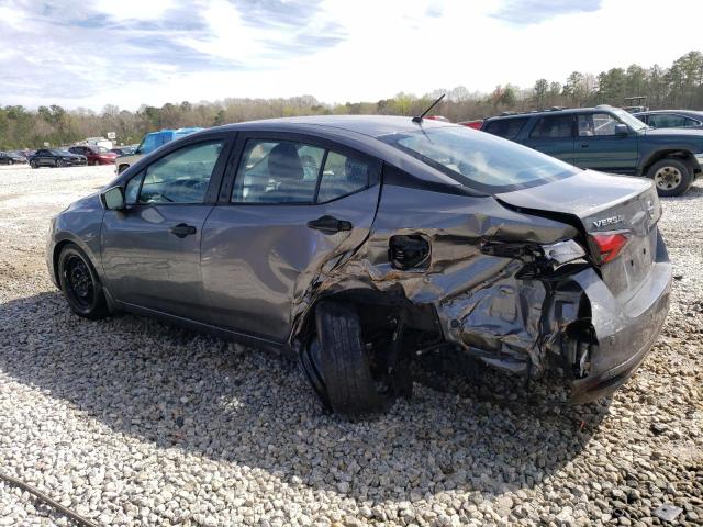 3N1CN8DV6ML917393 - 2021 NISSAN VERSA S GRAY photo 2