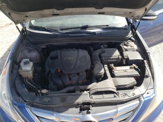 5NPEC4AC4BH118197 - 2011 HYUNDAI SONATA SE BLUE photo 11