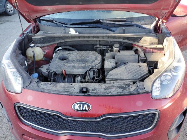 KNDPM3AC0H7107131 - 2017 KIA SPORTAGE LX BURGUNDY photo 11