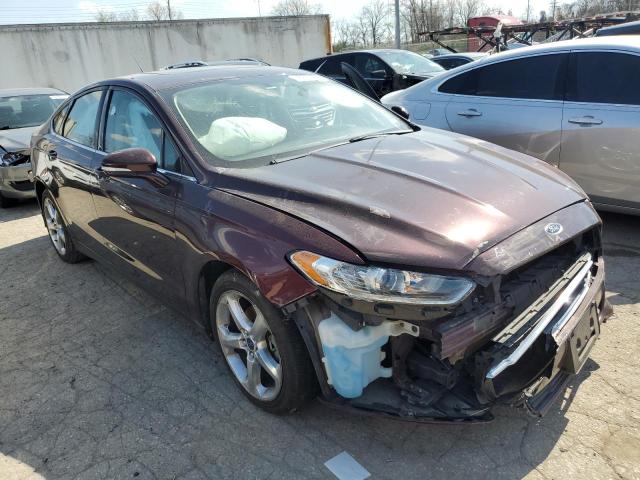 3FA6P0H73DR384374 - 2013 FORD FUSION SE MAROON photo 4