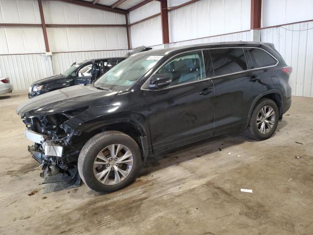 5TDJKRFH6FS166285 - 2015 TOYOTA HIGHLANDER XLE Սև լուսանկար 1