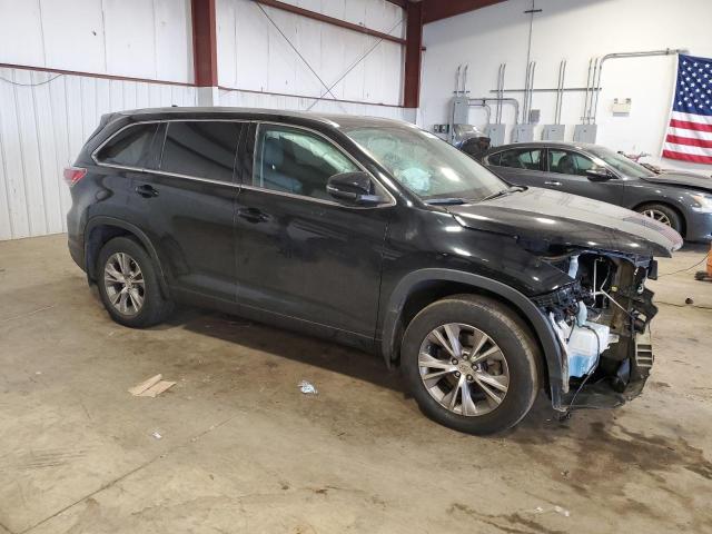 5TDJKRFH6FS166285 - 2015 TOYOTA HIGHLANDER XLE Սև լուսանկար 4