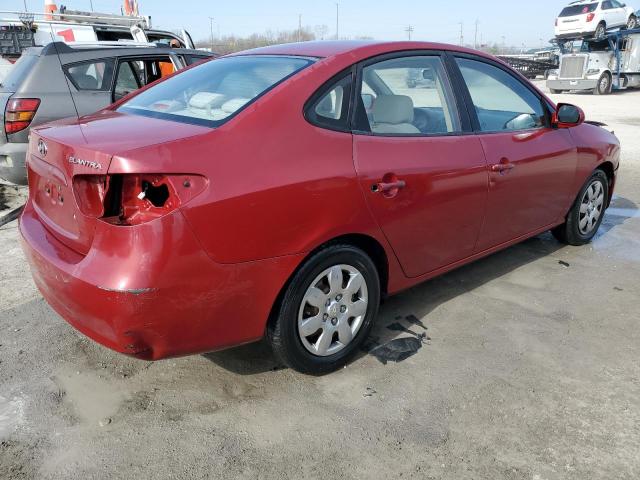 KMHDU46D57U086881 - 2007 HYUNDAI ELANTRA GLS RED photo 3