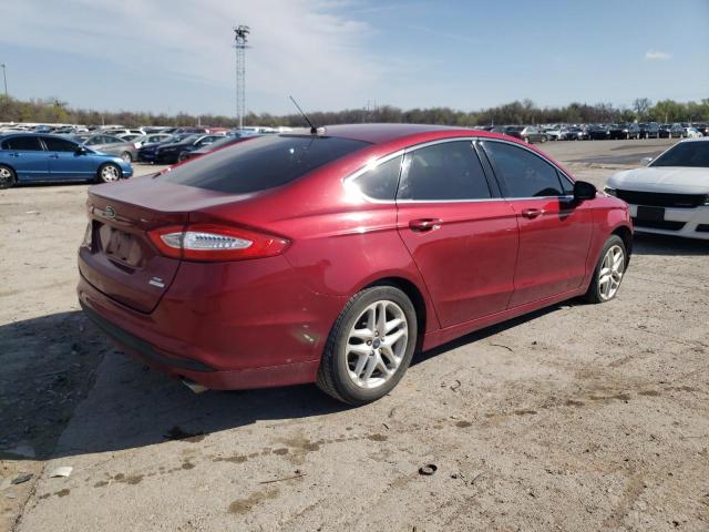 3FA6P0HD5ER214332 - 2014 FORD FUSION SE MAROON photo 3