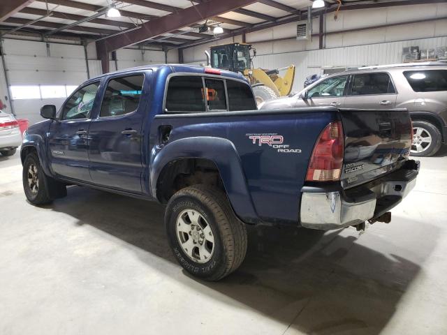 5TELU42N85Z088918 - 2005 TOYOTA TACOMA DOUBLE CAB BLUE photo 2