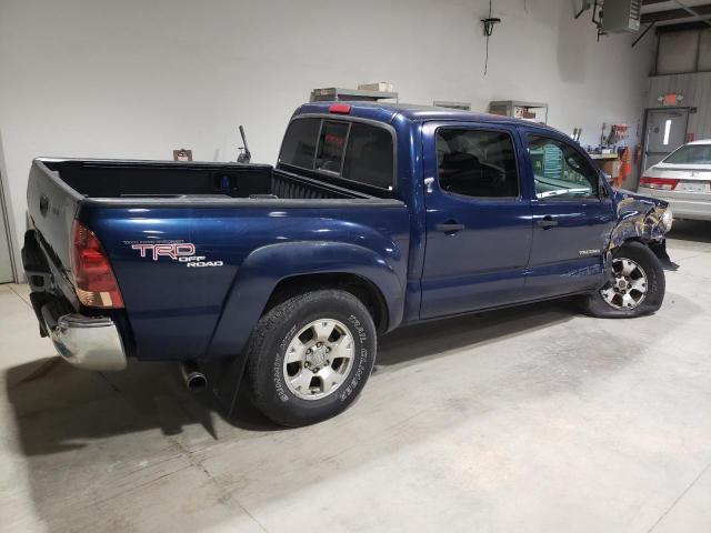 5TELU42N85Z088918 - 2005 TOYOTA TACOMA DOUBLE CAB BLUE photo 3