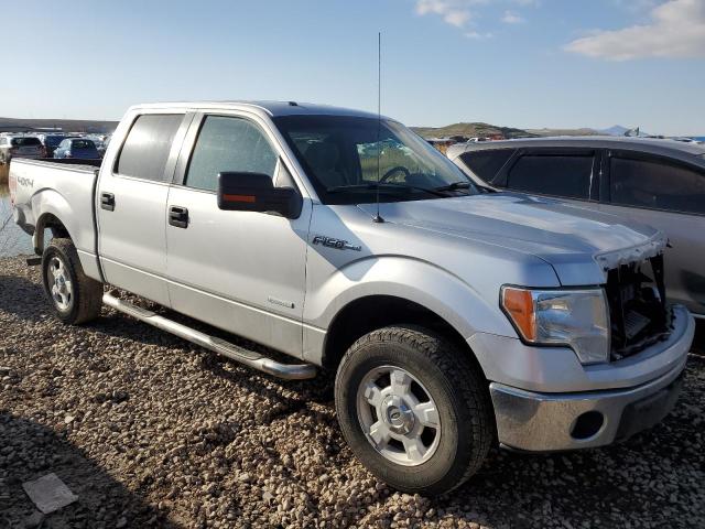 1FTFW1ET2EFC21475 - 2014 FORD F150 SUPERCREW SILVER photo 4