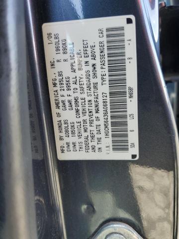 1HGCM56436A068127 - 2006 HONDA ACCORD LX BLUE photo 12