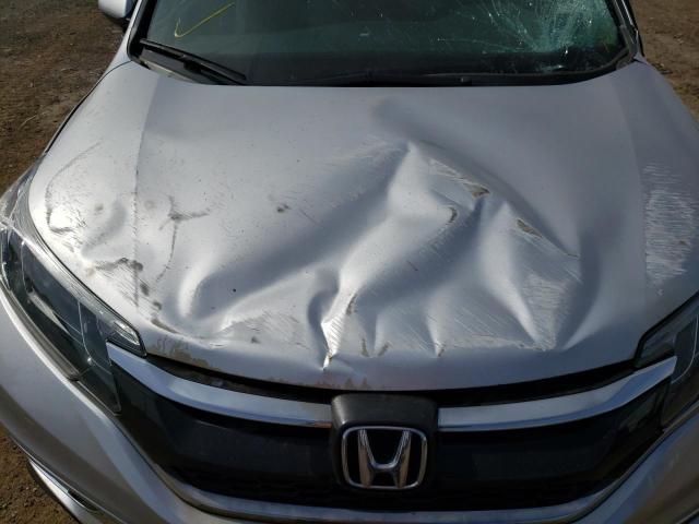 5J6RM4H58FL102845 - 2015 HONDA CR-V EX SILVER photo 11