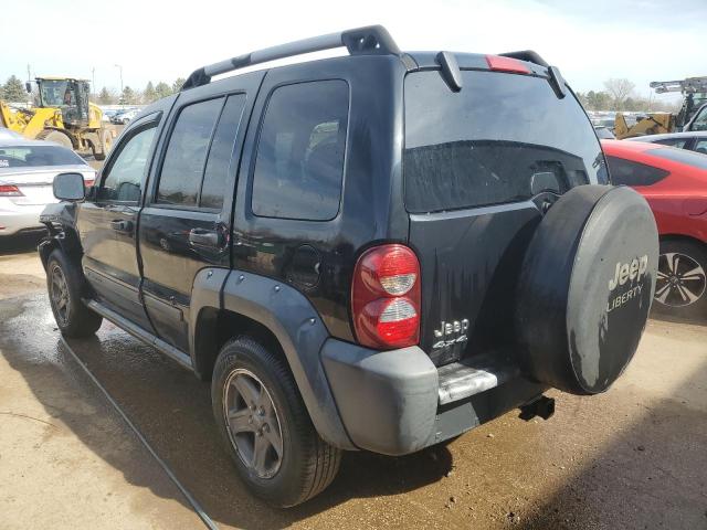 1J4GL38K65W726425 - 2005 JEEP LIBERTY RENEGADE BLACK photo 2