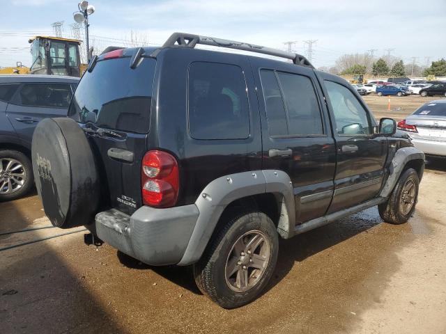 1J4GL38K65W726425 - 2005 JEEP LIBERTY RENEGADE BLACK photo 3